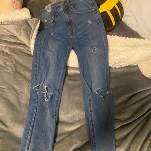 skinny ripped jeans
